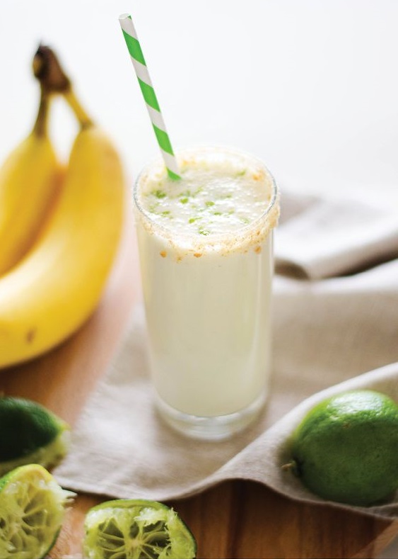 banana lime smoothie