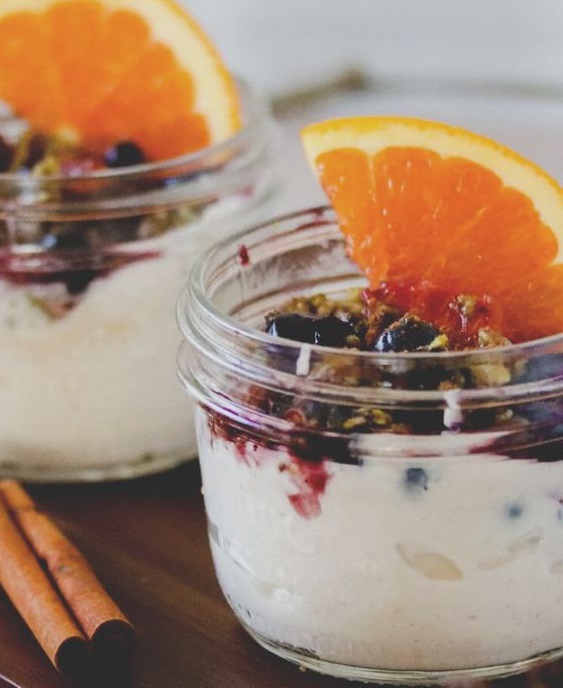 blueberry orange yogurt