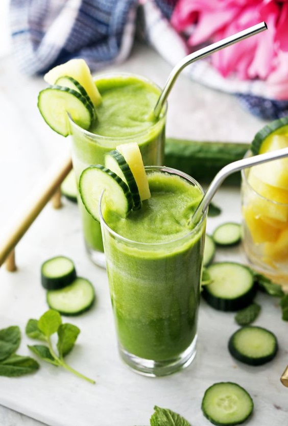 cucumber apple smoothie