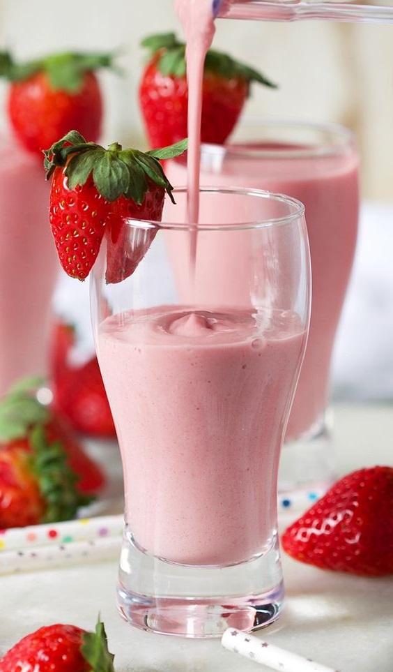 strawberry banana smoothie